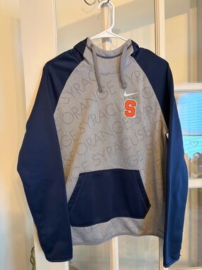 Nike Therma-FIT Syracuse Hoodie Men's Medium
Gray Blue Pullover Sweatshirt